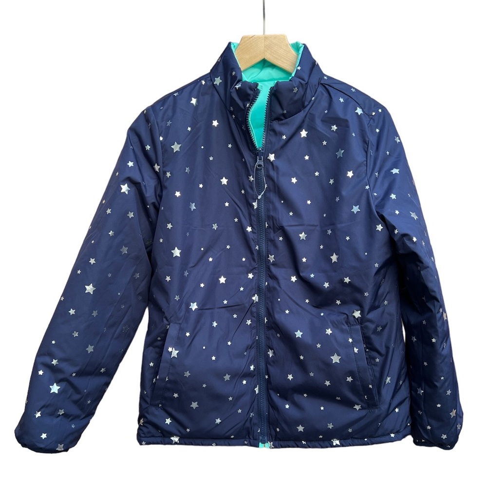 NWOT!! GAP KIDS LIGHT WEIGHT REVERSIBLE PUFFER JACKET SIZE XXL (14-16)